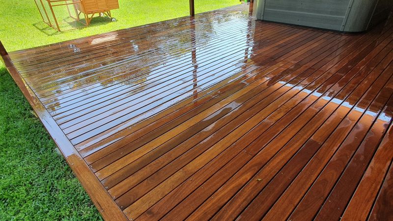 Finished Deck with Accessories