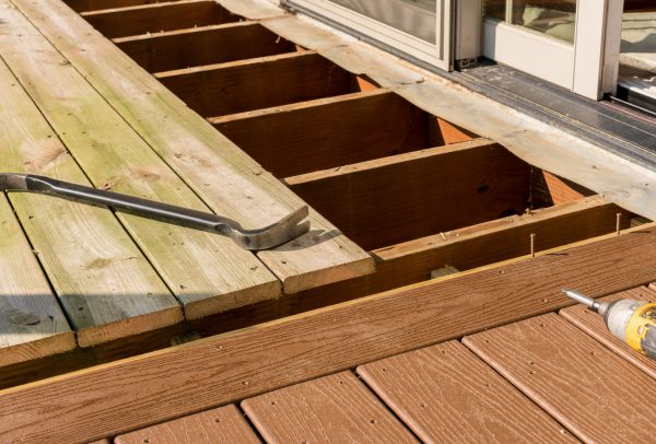 Cost of Old Deck Repair in Davis