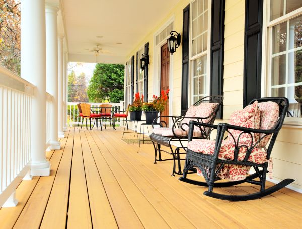 Cost of Porch Construction in Davis