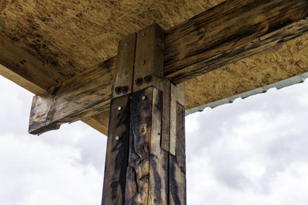 Deck Column Replacement in Davis