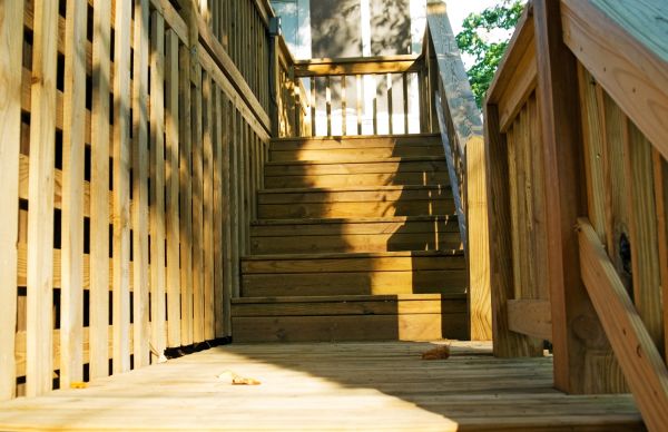 Deck Steps Replacement in Davis