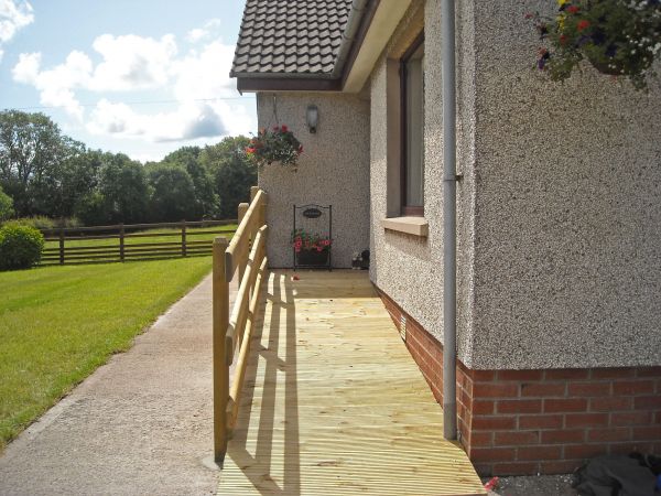 Cost of Hardwood Ramp Installation in Davis
