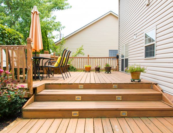 Wooden Patio Installation in Davis
