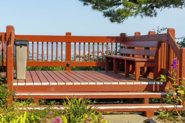 Redwood Deck Construction in Davis