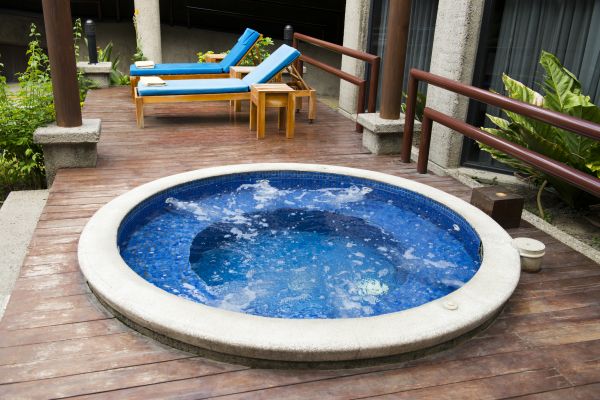 Hot Tub Deck Construction in Davis